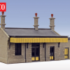 Peco LK-217 West Bay Station Building Laser Cut Kit (OO Gauge)