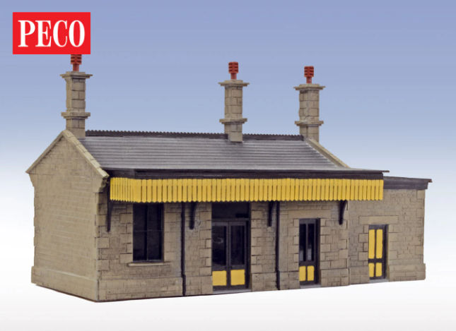 Peco LK-217 West Bay Station Building Laser Cut Kit (OO Gauge)