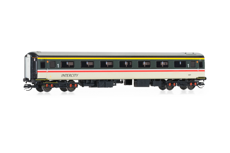 Hornby TT4021 BR Intercity, Mk2F First Open, 3387 - Era 8 (TT1:20 Gauge)