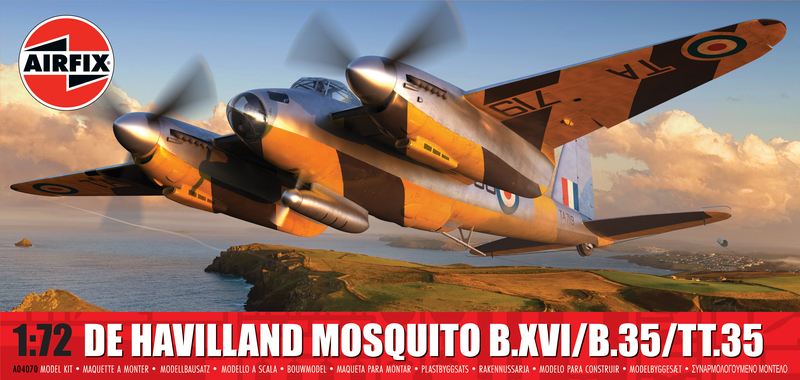 Airfix A04070 De Havilland Mosquito B.XVI/B.35/TT.35 (1:72 Scale)