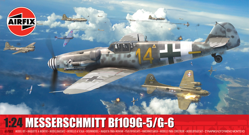 Airfix A17003 Messerschmitt Bf109G-5/6 (1:24 Scale) Free Postage