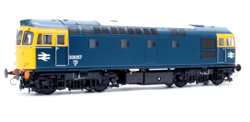 Heljan 3423 Class 33/0 BR Blue No.33057 Dcc Ready 21 Pin (OO Gauge) Free Postage