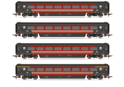 Hornby R40569 Virgin Intercity - Mk3 - 4 Car Coach Pack (OO Gauge)