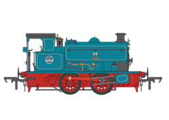 Dapol 4S-024-010D Hawthorn Leslie 0-4-0ST Lined Blue 'Taw' ICI Roundel Dcc Fitted (OO Gauge) Free Postage
