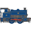 Dapol 4S-024-013D Hawthorn Leslie 0-4-0ST Lined Blue Port of London No 57 Dcc Fitted (OO Gauge) Free Postage