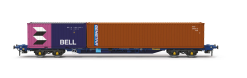 Hornby TT6058 Touax KFA Container Wagon - 93458 (TT:120 Scale)