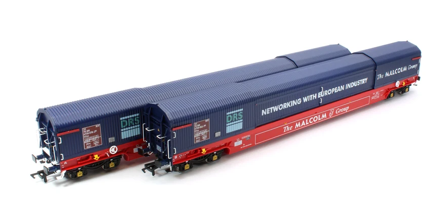 Revolution Trains RT-OO-KSA-205A KSA Timber Carriers Twin Pack Malcolm Livery (OO Gauge) Free Postage