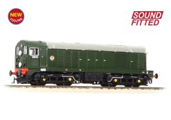 Graham Farish 371-030BSF Class 20/0 Disc Headcode & Tablet Catcher Recess D8102 BR Green (Roundel) Dcc Sound Fitted (N Gauge) Free Postage