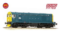 Graham Farish 371-032BSF Class 20/0 Disc Headcode & Tablet Catcher Recess 20077 BR Blue Dcc Sound Fitted (N Gauge) Free Postage