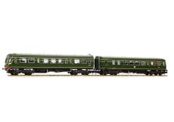 Graham Farish 371-508A Class 101 2-Car 'Power Twin' DMU BR Green (Speed Whiskers) Dcc Ready 6 Pin Socket (N Gauge) Free Postage
