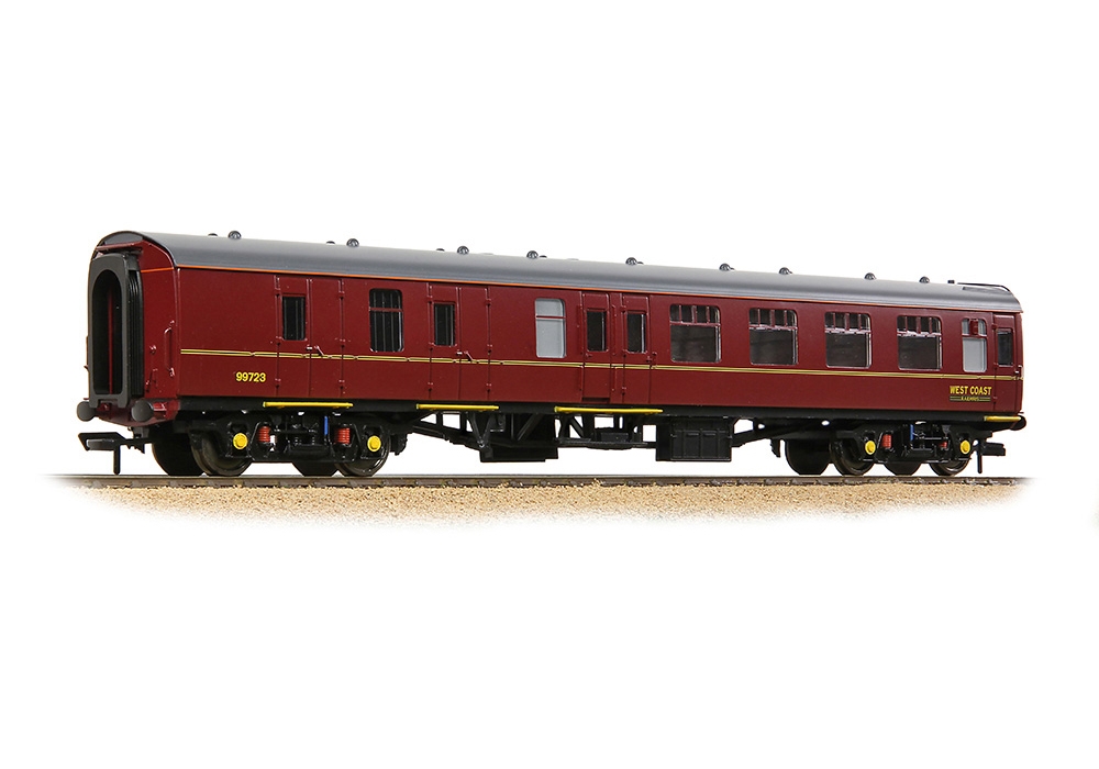 Bachmann Branchline 39-083 BR Mk1 BSK Brake Second Corridor WCRC Maroon (OO Gauge)