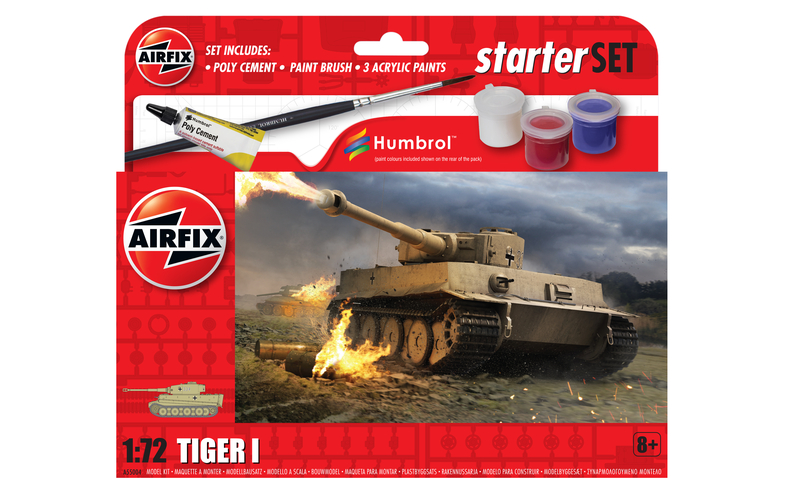 Airfix A55004 Starter Set - Tiger 1 (1:72 Scale)