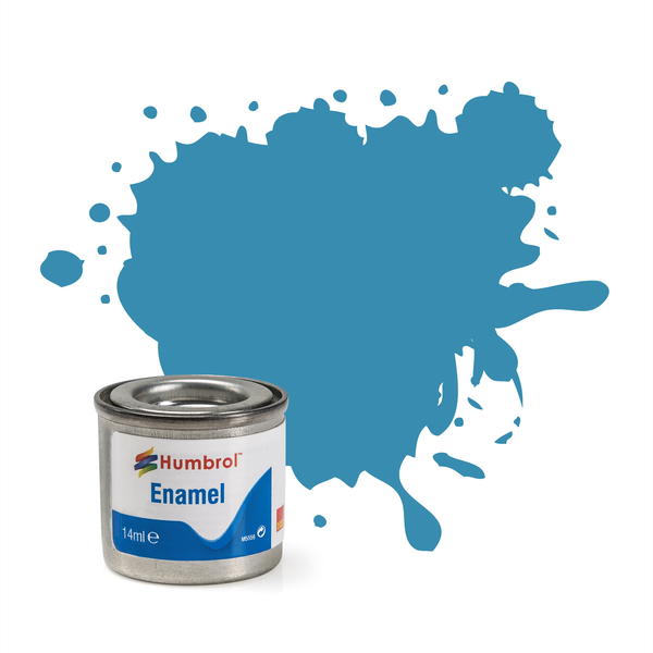 Humbrol Enamel Paint: 048 Mediterranean Blue Gloss AA0521 (14ml)