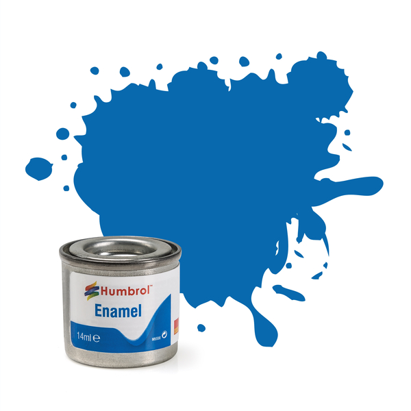 Humbrol Enamel Paint: 052 Baltic Blue Metallic AA0566 (14ml)
