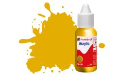 Humbrol DB0016 Acrylic Paint: 16 Gold Metallic (14ml)