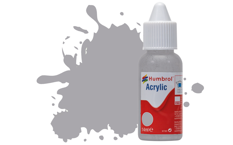 Humbrol DB0040 Acrylic Paint: 40 Pale Grey Gloss (14ml)