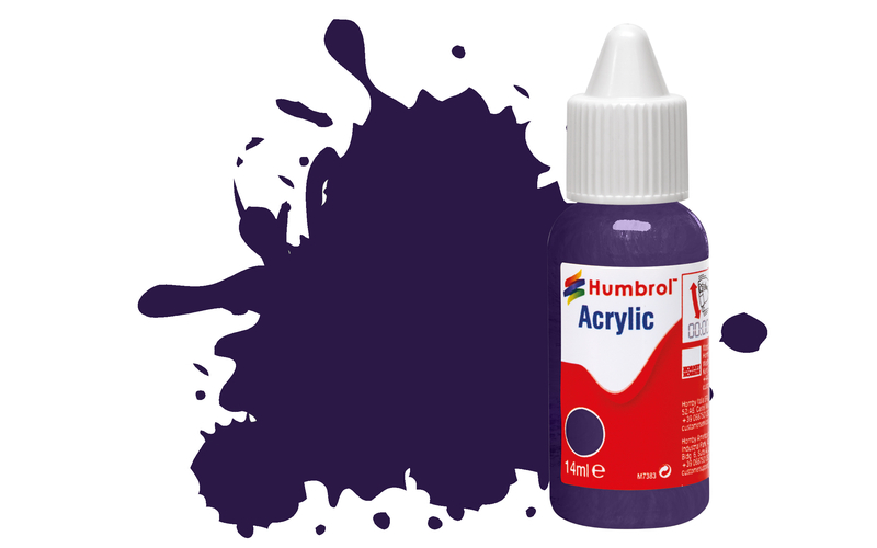 Humbrol DB0068 Acrylic Paint: 68 Purple Gloss (14ml)