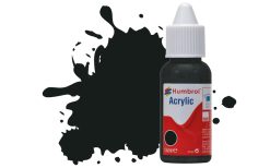 Humbrol DB0091 Acrylic Paint: 91 Black Green Matt (14ml)