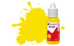 Humbrol DB0099 Acrylic Paint: 99 Lemon Matt (14ml)