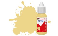Humbrol DB0103 Acrylic Paint: 103 Cream Matt (14ml)