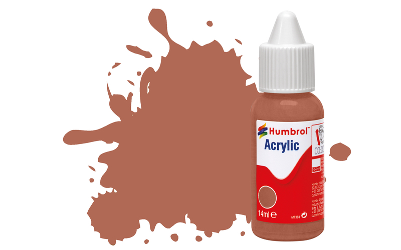 Humbrol DB0113 Acrylic Paint: 113 Rust Matt (14ml)