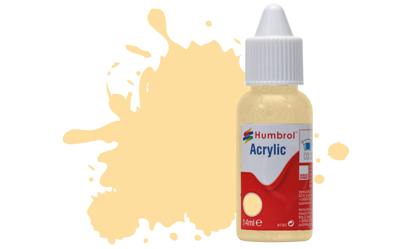Humbrol DB0148 Acrylic Paint: 148 Radome Tan Matt (14ml)