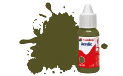 Humbrol DB0155 Acrylic Paint: 155 Olive Drab Matt (14ml)