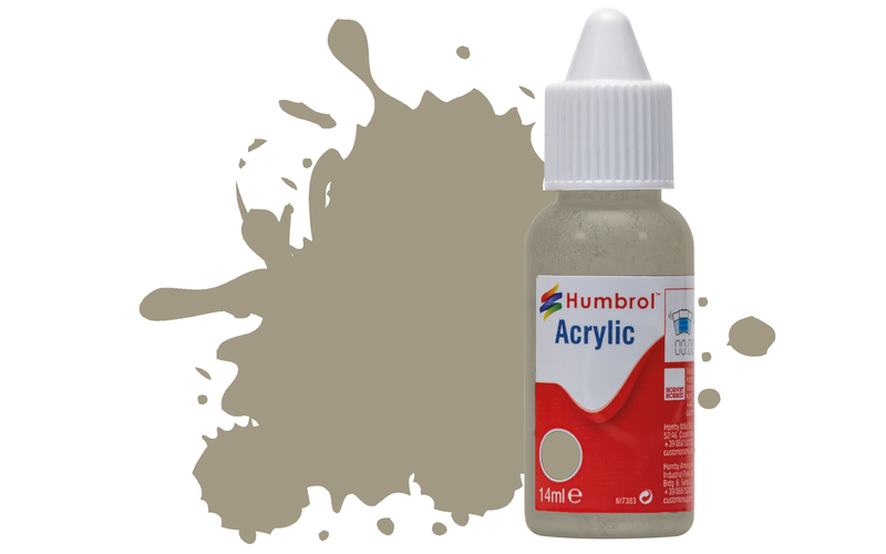 Humbrol DB0168 Acrylic Paint: 168 Hemp/Camouflage Beige Matt (14ml)