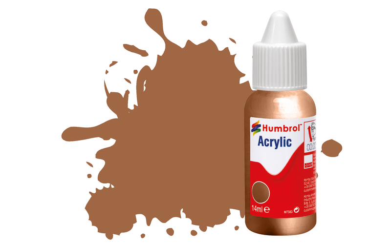 Humbrol DB0171 Acrylic Paint: 171 Antique Bronze Metallic (14ml)