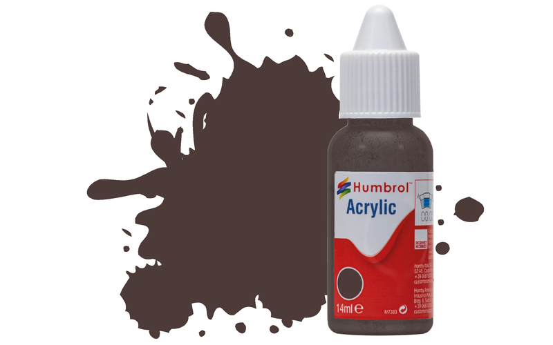Humbrol DB0173 Acrylic Paint: 173 Track Matt (14ml)