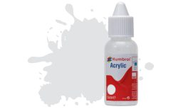 Humbrol DB0196 Acrylic Paint: 196 Light Grey Satin (14ml)