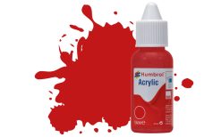 Humbrol DB0220 Acrylic Paint: 220 Italian Red Gloss (14ml)