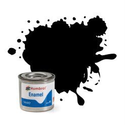 Humbrol Enamel Paint: 033 Black Matt AA0360 (14ml)