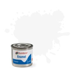 Humbrol Enamel Paint: 034 White Matt AA0374 (14ml)