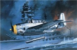 Academy 12452 US Navy TBF-1 Avenger Torpedo Bomber Aircraft (1:72 Scale)