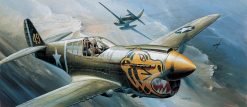 Academy 12468 USAAF P-40E Warhawk Fighter Aircraft (1:72 Scale)