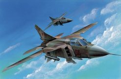 Academy 12614 Soviet Air Force MiG-23 Flogger Fighter Aircraft (1:144 Scale)