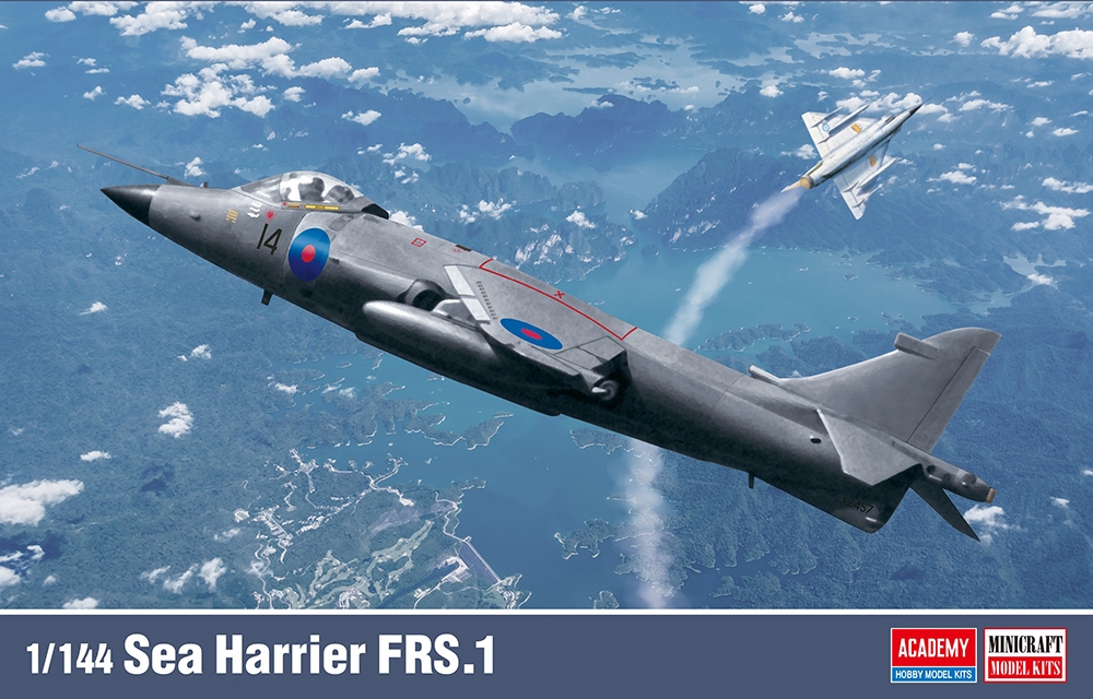 Academy 12657 British Royal Navy Sea Harrier FRS.1 V/STOL Strike Fighter (1:144 Scale)