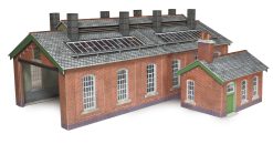 Metcalfe PO313 Double Track Engine Shed Brick(OO Gauge)