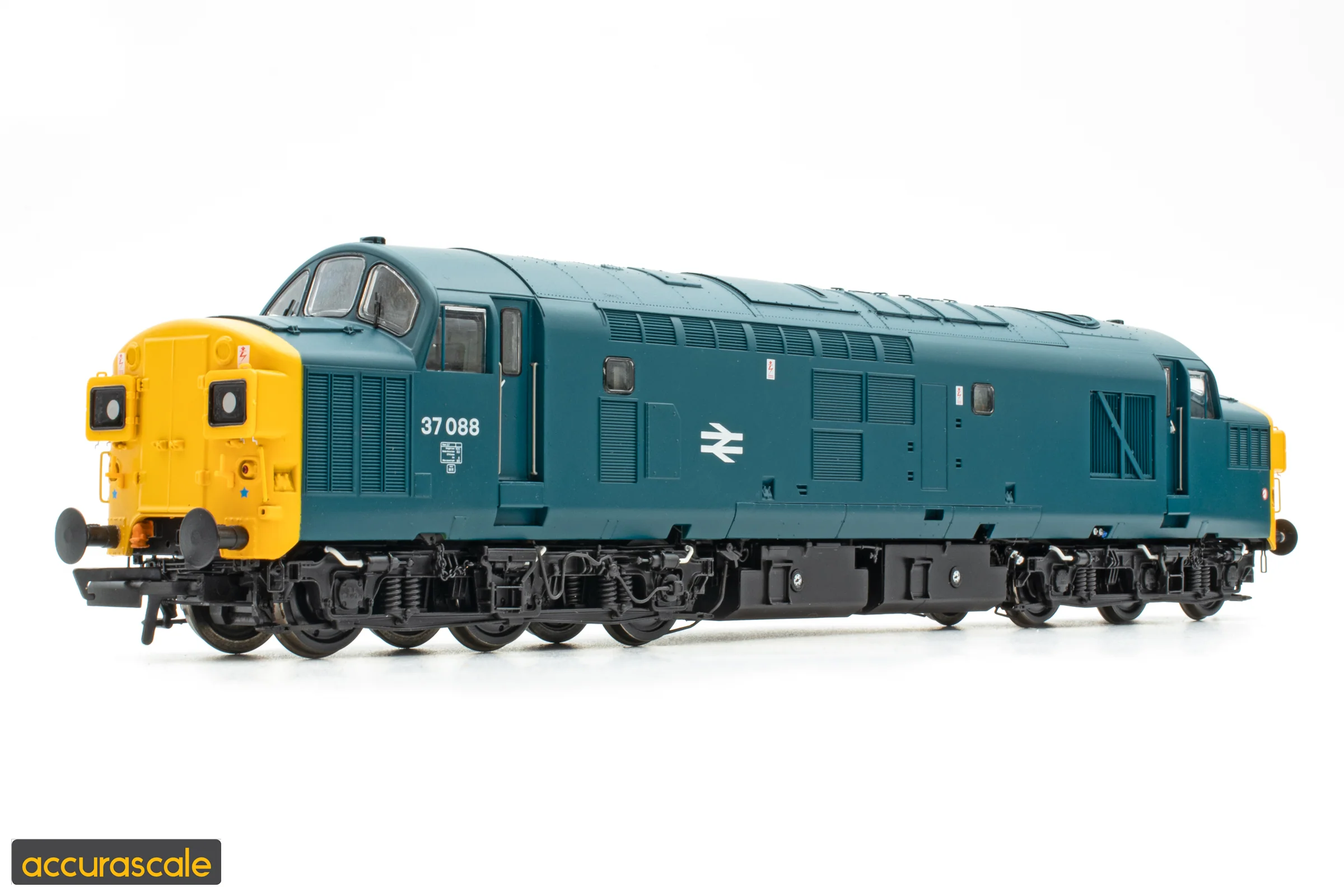 Accurascale ACC3528 BR Class 37 - BR Blue - 37088 Dcc Ready 21 Pin Socket (OO Gauge) Free Postage