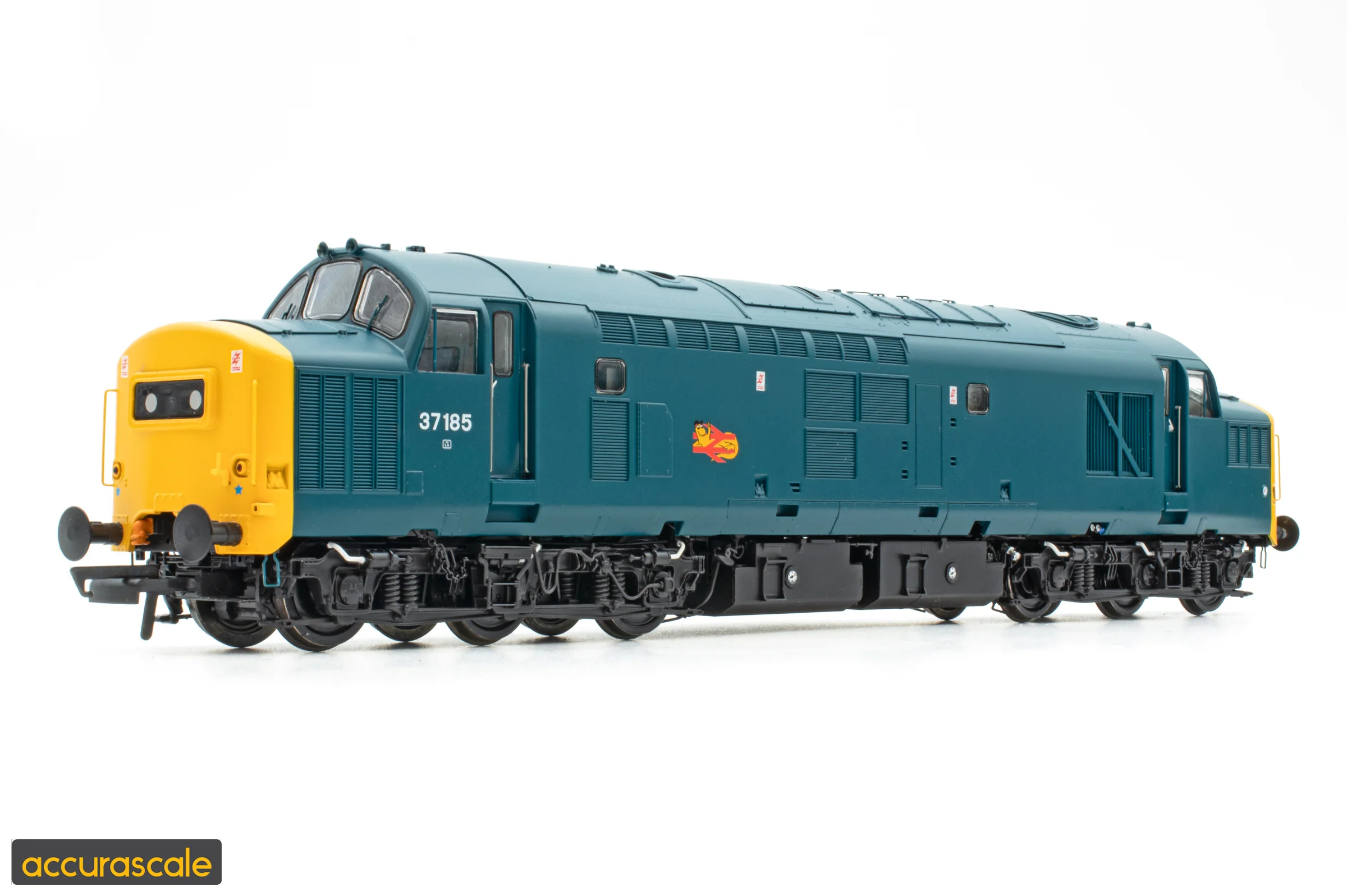 Accurascale ACC3538-DCC BR Class 37 - BR Blue (Cornish Lizard) - 37185 Dcc Sound (OO Gauge) Free Postage