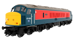 Rapido Trains 823206 Class 46 97403 Ixion RTC Blue/Red With Sealed Beam Headlights Dcc Ready Next 18 Socket (TT1:20) Free Postage