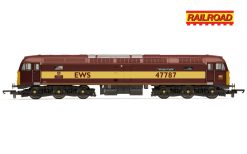 Hornby R30541TXS RailRoad: EWS - Class 47 - 'Windsor Castle' 47787 Dcc Sound (OO Gauge) Free Postage