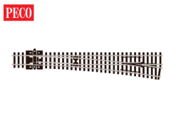 Peco SL-E388 Electrofrog Turnout, Large Radius, Right Hand (N Gauge)