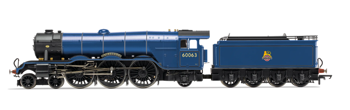 Hornby R30476SS BR (Late) - Class A3 - 60063 'Isinglass' (With Steam Generator) (OO Gauge) Free Postage