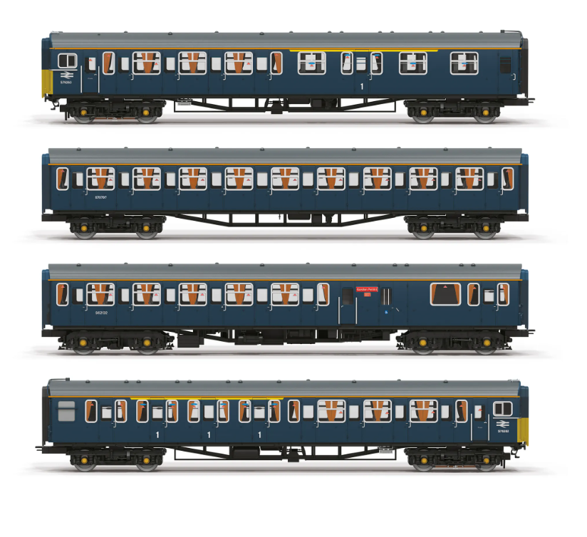 Hornby R30469 Class 423 - 4 VEP - 3417 'Gordon Pettitt' - Train Pack Dcc Ready 21 Pin Socket (OO Gauge) Free Postage
