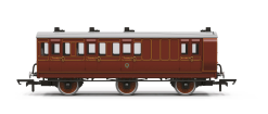 Hornby R40540 LB&SCR - 6 Wheel - Third Class Brake Coach - 106 (OO Gauge)