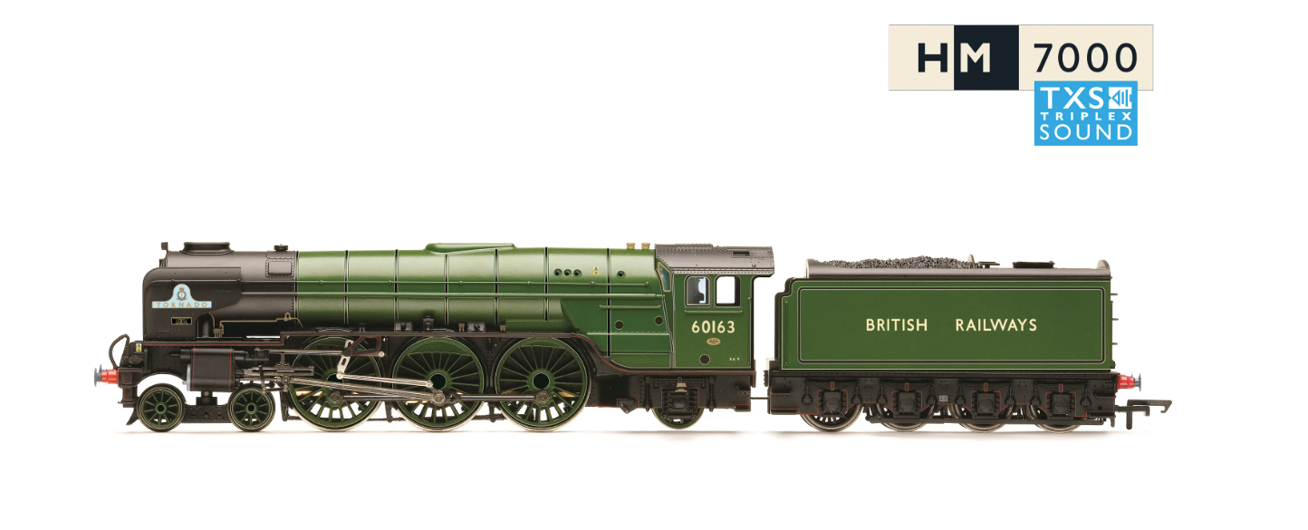 Hornby R30519TXS RailRoad: British Railways - 'Tornado' 60163 Dcc Sound (OO Gauge) Free Postage