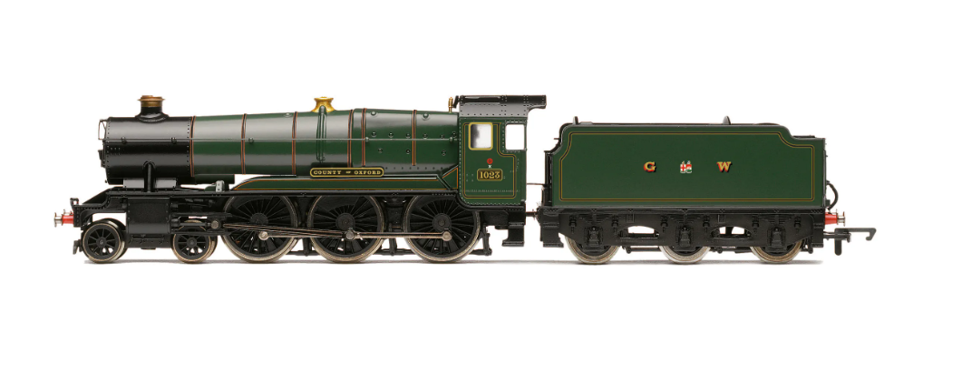 Hornby R30562 RailRoad: GWR - County Class - 'County of Oxford' 1023 Dcc Ready 21 Pin Socket (OO Gauge) Free Postage