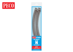 Peco ST-3012 Double Curve, 1st Radius (Pack of 4) (N Gauge)
